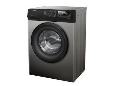 Kelon 8kg Front Load Washing Machine with Inverter Motor and Steam, 1200 RPM, 15 Programs, 5-star Energy Saving, Titanium Gray - KWFQP8012T