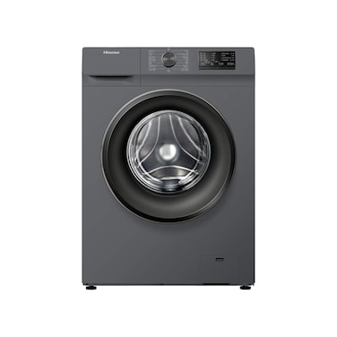 Hisense 9KG Fully Automatic Front Load Washing Machine, BLDC Inverter Motor with 1400 rpm  Titanium Grey  WFQP9014T