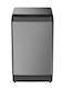 Hisense Top Load Washing Machine 11 kg Aqua Save, Quick 15, Soak, Magic Filter, Child Lock - WT3K1123UT Titanium Gray