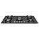 WINNINGSTAR ST-5660 Hot Selling Black Tempered Glass 5 Burner Gas Cook Tops Kitchen Stove