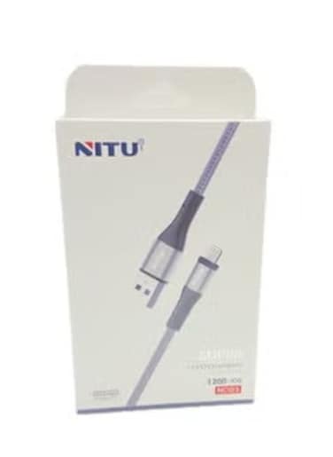 NITU SUPER FAST   CHARGING LIGHNING CABLE NC123 1200MM