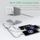 NITU SUPER FAST CHARGER TYPE C, LIGHTNING AND MICRO USB CABLE NC124