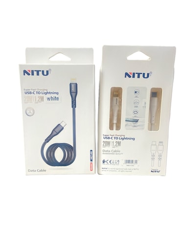Nitu Super Fast Charging USB C To Lightning