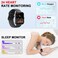 Smart Watch Alexa Built-in, 1.91" HD Voice AI Smartwatch for Men Women, Fitness Watch with Bluetooth Calling SpO2/Heart Rate/Stress/Sleep Monitor, 100+ Sports Modes, IP68 Waterproof, Android iOS