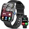 Smart Watch Alexa Built-in, 1.91" HD Voice AI Smartwatch for Men Women, Fitness Watch with Bluetooth Calling SpO2/Heart Rate/Stress/Sleep Monitor, 100+ Sports Modes, IP68 Waterproof, Android iOS