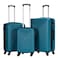 STARGOLD 3 Pcs ABS Hardside Luggage Set, Hard Casing Trolley Luggage 4 Wheels With Secure Number Lock