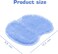 Pack of 2 Shower Foot Scrubber Mat Back Washer Back Exfoliating Bath Wash Pad Wall Mounted Slip Suction Cups Foot Scrubber for Use in Shower Cups Foot Cleaner for Men and Women" Blue
