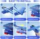 Kids Foam Plane Shooting Game Set with Blaster Launcher &amp; Target Board
