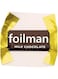 Foilman Foil Wrapper - Pack of 100 Candy Bar Wrappers with Thick Paper Backing - Folds and Wraps Well - Best for Wrapping 1.55Oz Hershey/Candies/Chocolate Bars/Gifts - Size 6" X 7.5" (Gold)