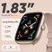 Smart Watch for Men Women, 1.83" HD Fitness Watch with Bluetooth Calling, 2026 Activity Tracker with Heart Rate/Sleep Monitor/Stress, 110+ Sports Modes, IP68 Waterproof Smartwatch for Android iOS