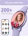 Smart Watch(Answer/Make Calls), Smartwatch for Women Men IP68 Waterproof, 100+ Sport Modes Fitness Activity Tracker, Heart Rate/Sleep/Steps Monitor, Fitness Watch for Android iPhone, Purple