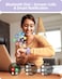 Smart Watch(Answer/Make Calls), Smartwatch for Women Men IP68 Waterproof, 100+ Sport Modes Fitness Activity Tracker, Heart Rate/Sleep/Steps Monitor, Fitness Watch for Android iPhone, Purple