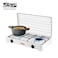 Gas Cooktop Electric Powered Enamel Fire Cover Cast Iron and Ceramic Surface for Kitchen Use or Household-KD5073