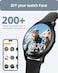 Smart Watch(Answer/Make Calls), Smartwatch for Women Men IP68 Waterproof, 100+ Sport Modes Fitness Activity Tracker, Heart Rate/Sleep/Steps Monitor, Fitness Watch for Android iPhone, Black