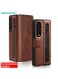 Nillkin Aoge Leather Case for Samsung Galaxy Z Fold4 5G &ndash; Premium PU Leather Protective Cover, Shockproof, Anti-Scratch, Slim Fit, Brown