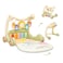 Factory Price Daisy 3 in 1 Multifunctional Baby Walker - Walker, Activity Play Mat &amp; Piano Mode - Green