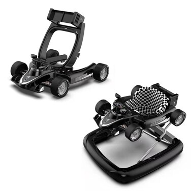 Factory Price Ryan 4 in 1 Safety Baby Car Walker with Music and Lights - Black