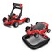 Factory Price Ryan 4 in 1 Safety Baby Car Walker with Music and Lights - Red