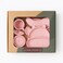Factory Price Nora 12 Pieces Baby Feeding Tableware Set - Cow Pink