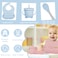 Factory Price Nora 12 Pieces Baby Feeding Tableware Set - Bunny Blue