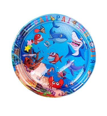 Factory Price Round Shaped Tummy Time Inflatable Water Playmat - B
