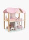 Factory Price Ava Wooden Realistic Doll House Pink