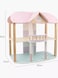 Factory Price Ava Wooden Realistic Doll House Pink