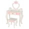 Factory Price Alice Kids Realistic Wooden Dressing Table - White