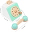 Factory Price Interactive Wooden Telephone Toys For Kids - Green