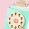 Factory Price Interactive Wooden Telephone Toys For Kids - Green