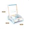 Factory Price Enzo 5 in 1 Learning Wooden Baby Walker with Activity Center - Blue