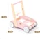 Factory Price Enzo 5 in 1 Learning Wooden Baby Walker with Activity Center - Pink