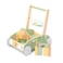 Factory Price Enzo 5 in 1 Learning Wooden Baby Walker with Activity Center - Green