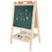 Factory Price Kids Double Sided Magnetic Wooden Easel Board with Alphabet Characters