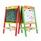 Factory Price Kids Double Sided Magnetic Wooden Easel Board with Alphabet &amp; Number Characters