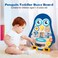 Factory Price 14-in-1 Wooden Penguin Busy Board for Toddlers &ndash; Montessori Activity Center Toy
