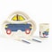 Factory Price 5 Piece Car Desinged Kids Bamboo Tableware Set - A