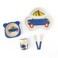 Factory Price 5 Piece Car Desinged Kids Bamboo Tableware Set - A