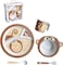 Factory Price 5 Piece Monkey Bamboo Tableware Set