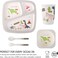 Factory Price 5 Piece Dino Bamboo Tableware Set