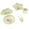 Factory Price 6 Piece Star and Cloud Dino Bamboo Tableware Set