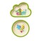 Factory Price 6 Piece Star and Cloud Dino Bamboo Tableware Set
