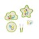 Factory Price 6 Piece Star and Cloud Dino Bamboo Tableware Set