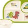 Factory Price 5 Piece Dinosaurs Bamboo Tableware Set