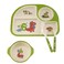 Factory Price 5 Piece Dinosaurs Bamboo Tableware Set