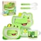 Factory Price Cute Croc Bamboo Tableware Set