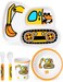 Factory Price  Bamboo Excavator Tableware Set - Yellow