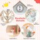 Factory Price Parice 3 Level Wooden Doll House Villa Pretand Play Set with Miniature Furnitures - A