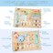 Factory Price Double Sided Wooden Sensory Busy Board Set with Various Activity