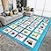 7mm 950g ultra crystal velvet 3D printed carpet 80*120 CM